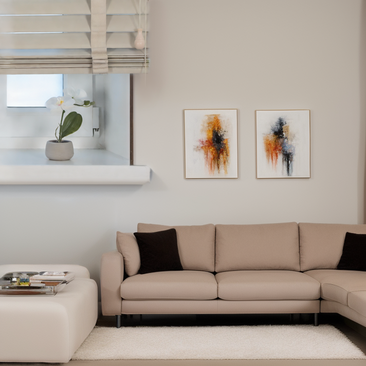 Бамбук 50 мм 50KT-54 кремовый