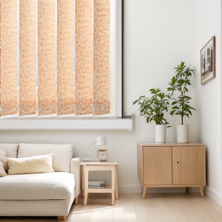 Тканевые Адель оранжевый 1218