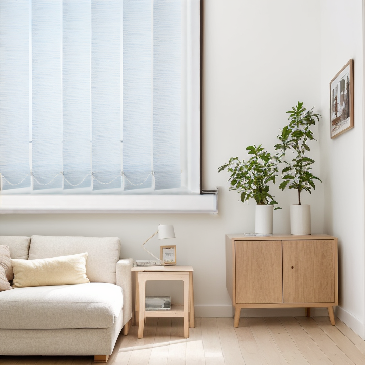 Тканевые Бруклин голубой 1639