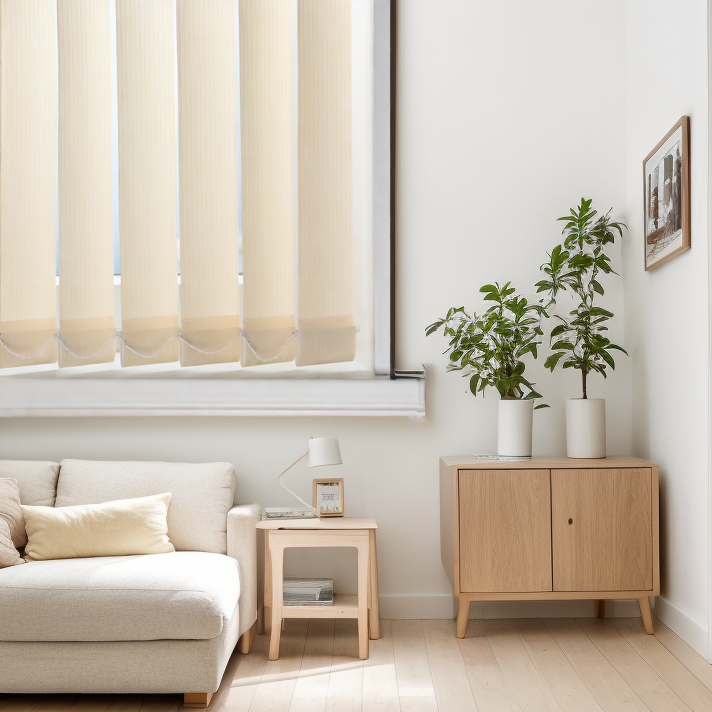 Тканевые Лайн персиковый 2310