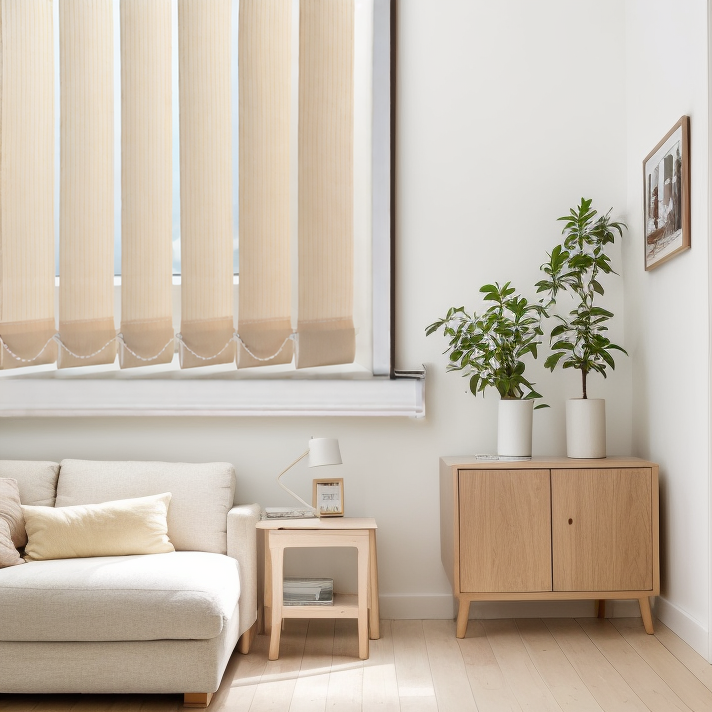 Тканевые Лайн темно-бежевый 2307