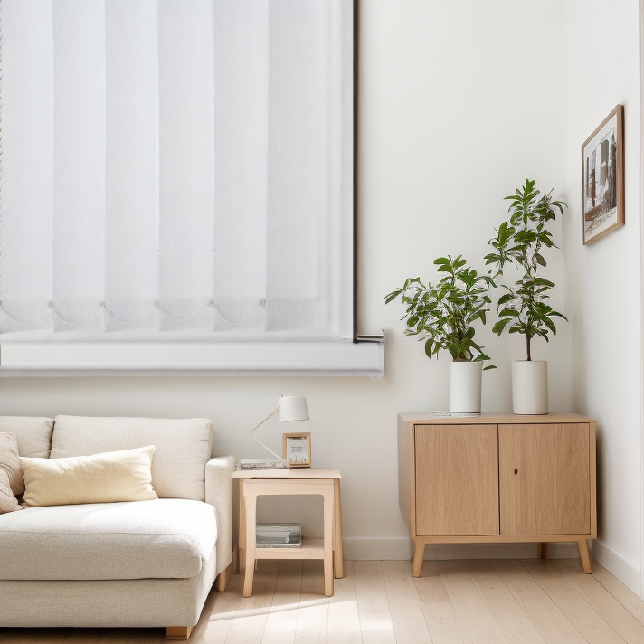 Тканевые Магнолия белый 2401