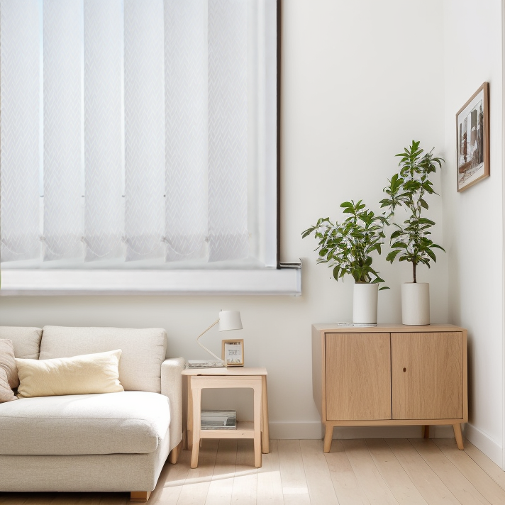 Тканевые Моран белый 2601