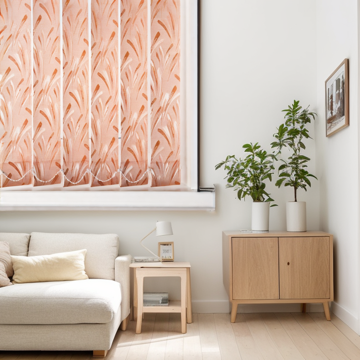 Тканевые Палома оранжевый 3018