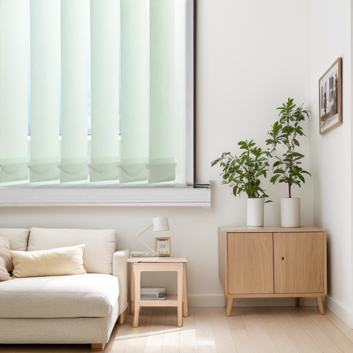 Тканевые Рейн зеленый 3135