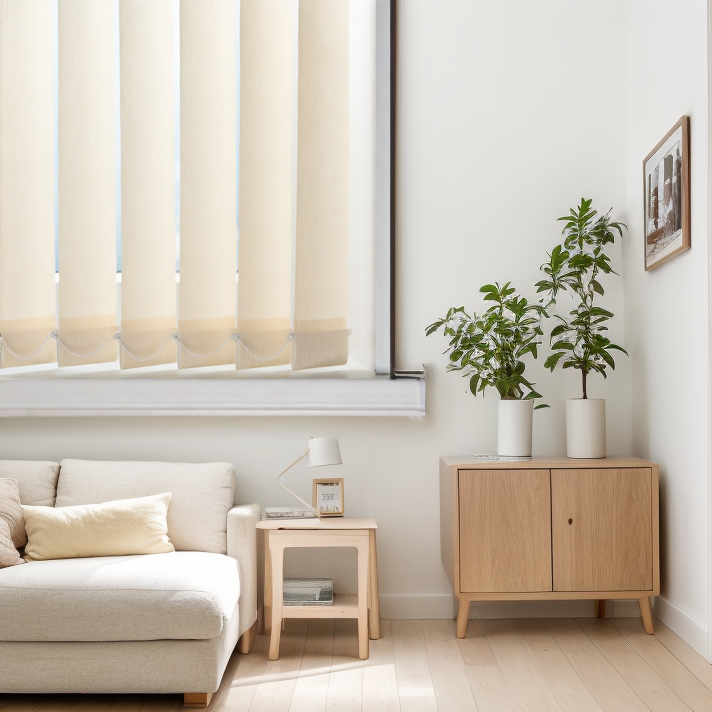 Тканевые Рейн кремовый 3105