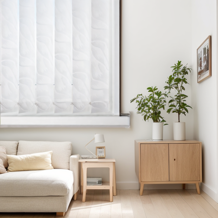 Тканевые Сандра белый 3301