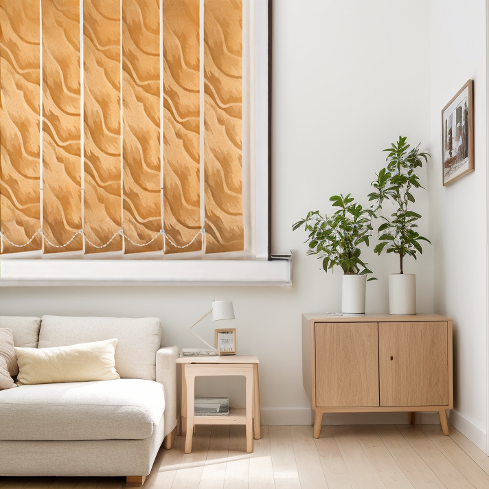 Тканевые Сандра карамель 3356