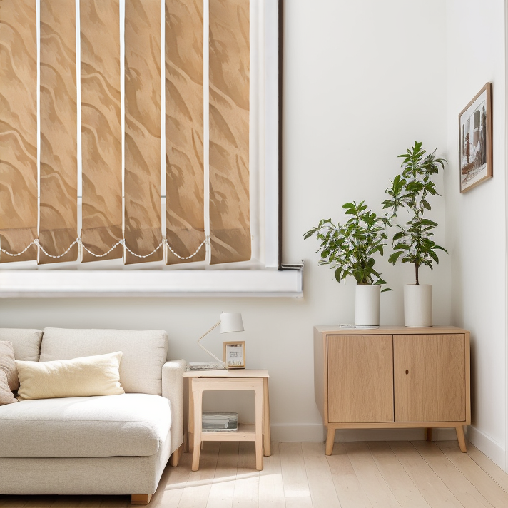 Тканевые Сандра мокко 3328