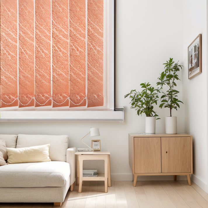 Тканевые Сатурн оранжевый 3418