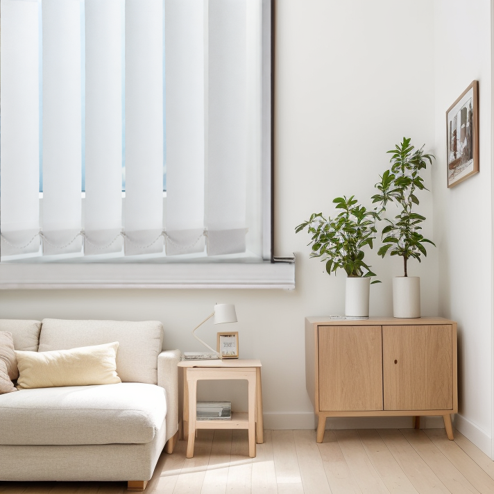 Тканевые Сиде белый 3601