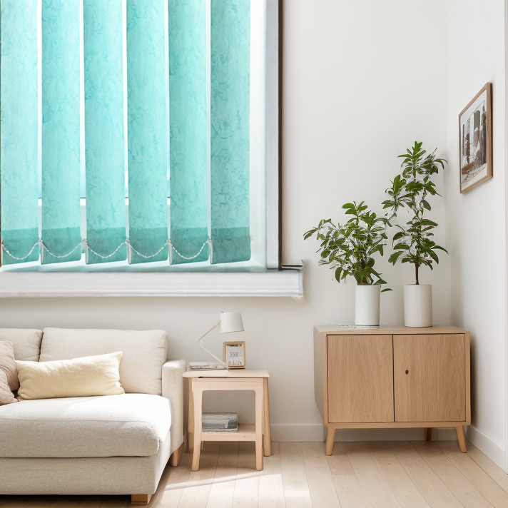 Тканевые Шелк бирюзовый 4131